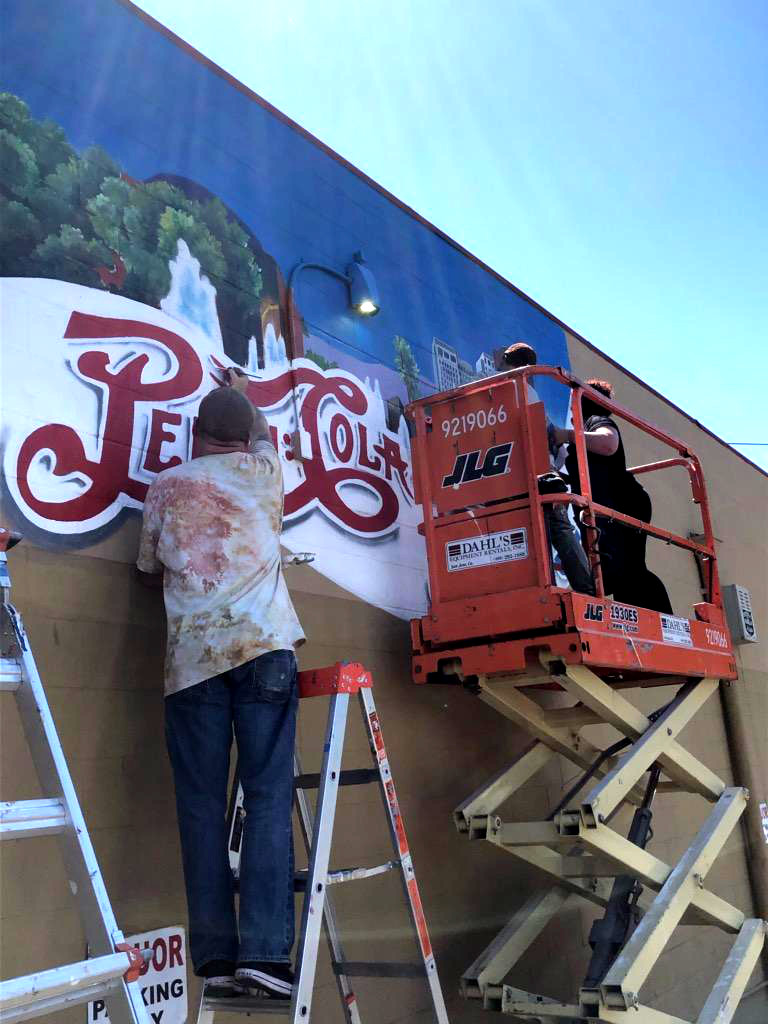 Pepsi mural California East Bay